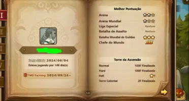 SUPER PROMOÇÃO!! Sw Conta com 2 Nat 5* LD Seimei+ Sigrid