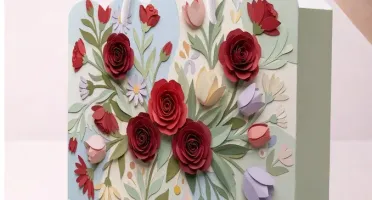 Kit 15 Sacolinhas Rosas Vermelhas - Pegue e Monte