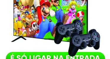 Video stick retrô 4k hdmi 15 mil game. Único com jogos em Po
