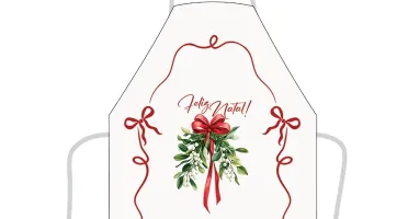 Avental de Cozinha 80x60cm - Natal Clássico