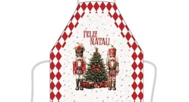 Avental de Cozinha 80x60cm - Natal Clássico