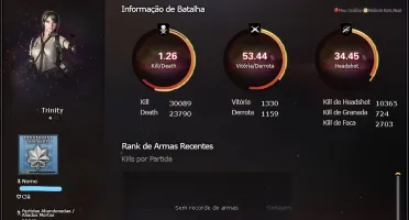 Conta CF AL Tenente Coronel com 3 vips + personagem vip