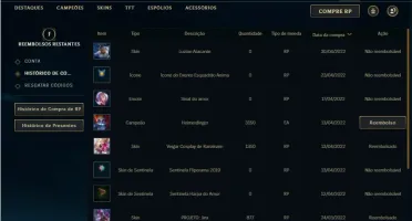 Conta Nivel 27 com 25 Champs, 12 Skins + 1350 RP Sobrando