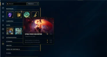 Conta Nivel 27 com 25 Champs, 12 Skins + 1350 RP Sobrando