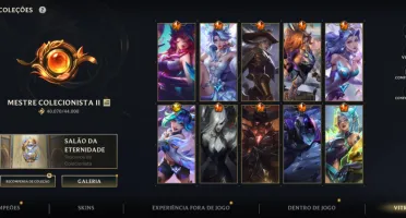 Conta 196 skins feita no primeiro dia