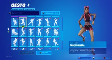 Conta Fortnite Itens Raros