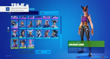 Conta Fortnite Itens Raros