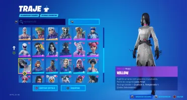 Conta Fortnite Itens Raros