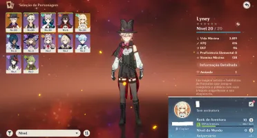 (AR 10) Lyney+ Arcana original (bis), bennett c1