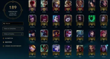 Conta LoL Diamante 5 , 132 Champs, 113 Skins, MMR ALTO