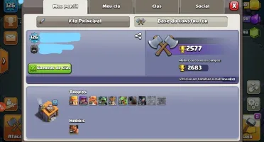 CONTA CLASH OF CLANS CV 10/9 Bem upada!
