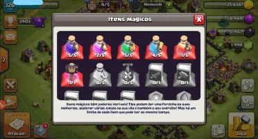 CONTA CLASH OF CLANS CV 10/9 Bem upada!