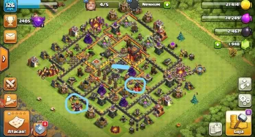 CONTA CLASH OF CLANS CV 10/9 Bem upada!