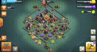 CONTA CLASH OF CLANS CV 10/9 Bem upada!