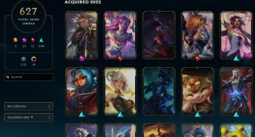 Conta lol diamante 627 skins