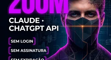 Claude + GPT API 200M — Sem Expiracao | 50 Img + 5 Videos