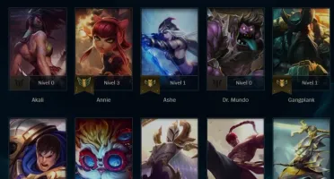 conta lol level 30 unranked