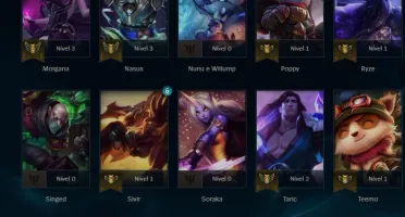 conta lol level 30 unranked