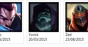 CONTA - BRONZE 3 - 48 CHAMPS - 6 SKINS - 2 RUNAS PAGES
