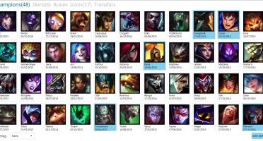 CONTA - BRONZE 3 - 48 CHAMPS - 6 SKINS - 2 RUNAS PAGES