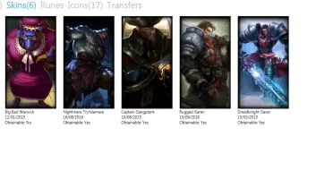CONTA - BRONZE 3 - 48 CHAMPS - 6 SKINS - 2 RUNAS PAGES