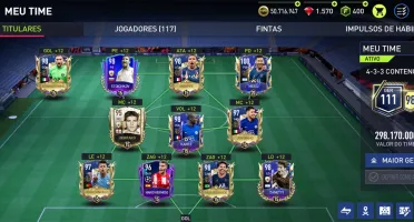 Conta FIFA mobile over 111 96 entrosamento