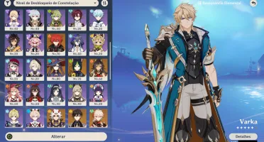 Conta Genshin 26 Personagens 5* AR 58 No Garantido e Mais !!