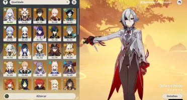 Conta Genshin 26 Personagens 5* AR 58 No Garantido e Mais !!