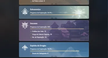 Conta Genshin 26 Personagens 5* AR 58 No Garantido e Mais !!