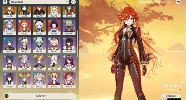 Conta Genshin 26 Personagens 5* AR 58 No Garantido e Mais !!