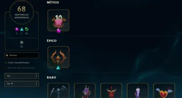 Conta LoL lvl 900 várias skins