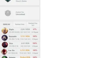 CONTA SMURF LOL PLATINA 2 67% WINRATE