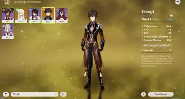 Genshin Impact conta com Zhongli