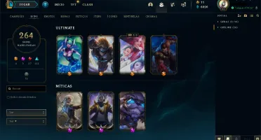 Conta League of Legends LoL full skin (só skin boa)
