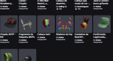 Conta Roblox com itens super raro (permanente)