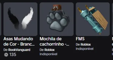 Conta Roblox com itens super raro (permanente)