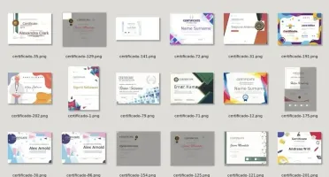 1000 Certificados Premium Editáveis no CorelDraw