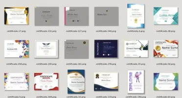 1000 Certificados Premium Editáveis no CorelDraw