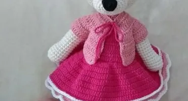 Amigurumi Ursa Rose Baby