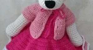 Amigurumi Ursa Rose Baby