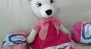 Amigurumi Ursa Rose Baby