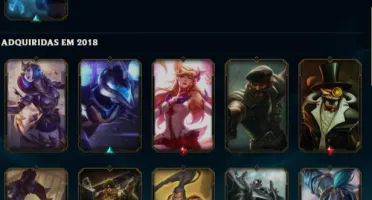 Conta lol Gold 2-Platina2 na season passada