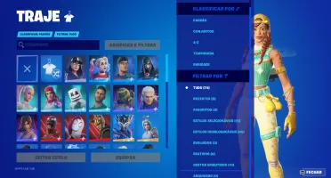 ⭐️FORTNITE⭐️600 Vbuck⭐️74 skins⭐️