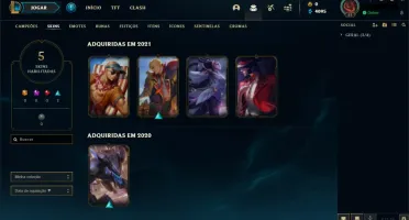 Conta LoL, Mestre 301 Pdls, Smurf