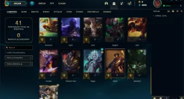 Conta LoL, Mestre 301 Pdls, Smurf