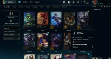 Conta LoL, Mestre 301 Pdls, Smurf