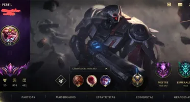 Conta Wild Rift Top Borda Mestre
