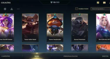 Conta Wild Rift Top Borda Mestre