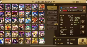 Conta Summoners war