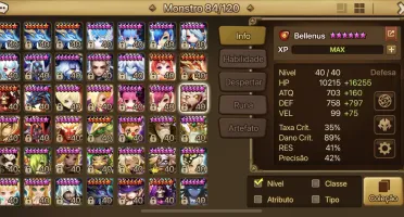 Conta Summoners war